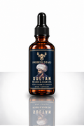 North Stag Sultan Beard & Hair Oil 50 mL amber glass dropper bottle